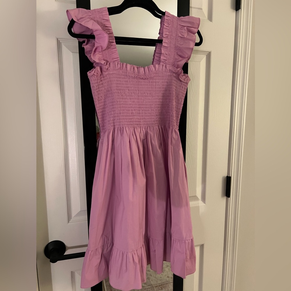 Hill House The Elizabeth Nap Dress - Lilac Sky Poplin